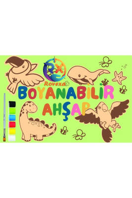 Ahşap Boyama Oyuncak Aktivite Yaz Okulu Kreş Kurs Anaokulu Etkinlik Sanat Seti 12li