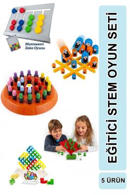 Eğitici Oyuncak Stem Eğitici Oyuncak Seti 5 Ayrı Oyun