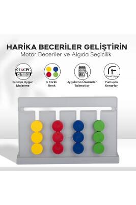 Master Abacus Rubik Abaküs Montessori Zeka Oyunu Dijital Oyun Kartları Ile Destekli - 4