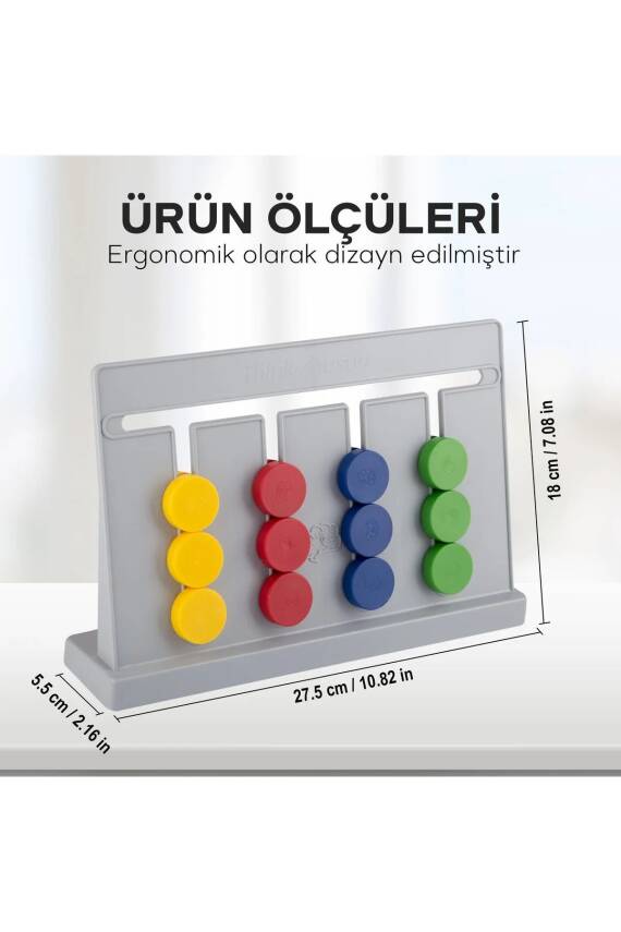 Master Abacus Rubik Abaküs Montessori Zeka Oyunu Dijital Oyun Kartları Ile Destekli - 5