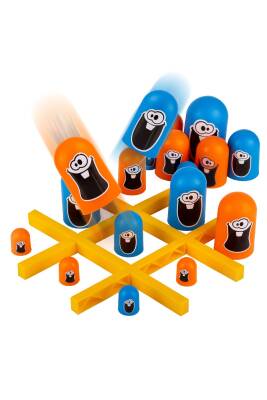 Monster XOX Strateji Zeka Oyunu Eğitici Kutu Oyunu Gobblers