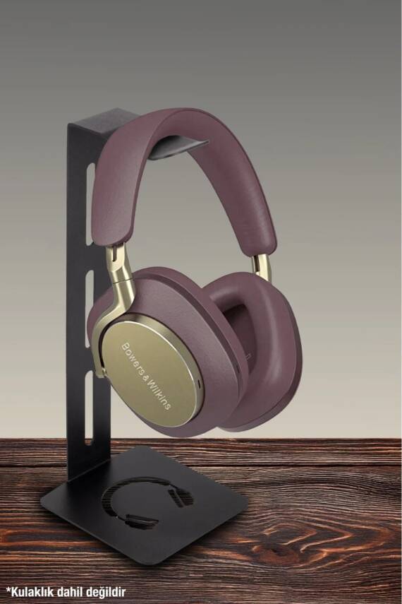 Oyuncu Kulaklık Standı, Gamer Headset Standı, Metal Malzeme, Siyah, Masaüstü Montaj, Modern Tasarım - 1