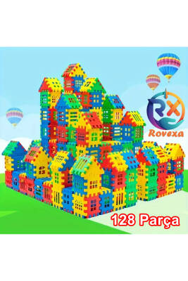 Puzzle City 3d Yapı Ve Tasarım Blokları 128 Parça Yapı Oyuncak Puzzle Blok Set Eğlenceli Oyuncak