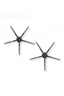 Roborock G10 Uyumlu 2 Adet Siyah Yan Fırça