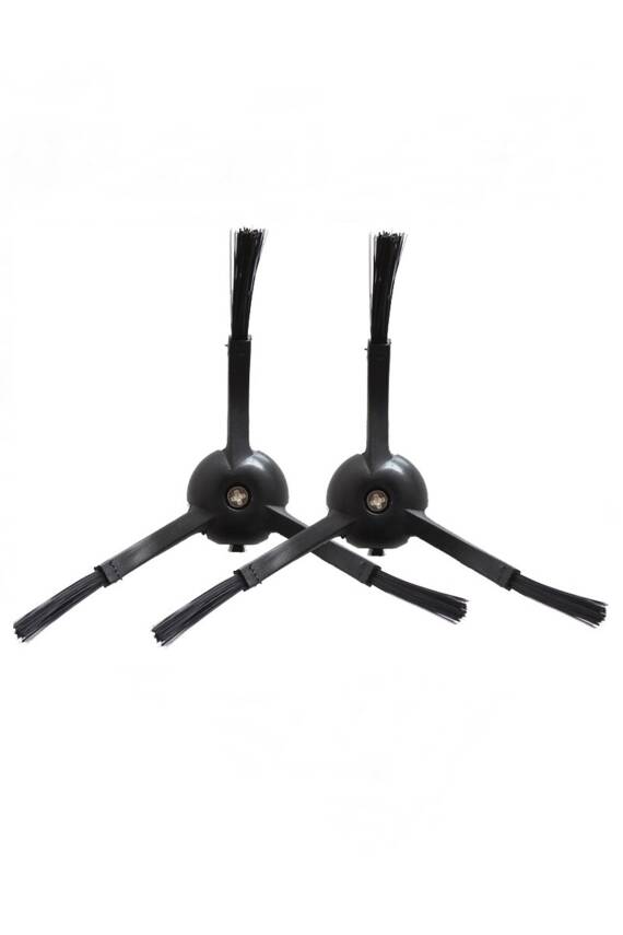 Roborock S8 & S8 Plus & S8 Pro Ultra Uyumlu 2 Adet Siyah Yan Fırça - 1