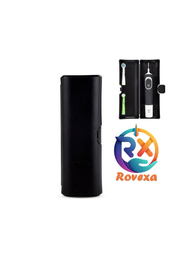 Şarjlı Diş Fırçası Koruma Kabı Hijyenik Saklama Kabı Tüm Modeller Için Uyumlu Siyah - 1