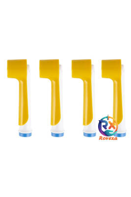 Şarjlı ve Pilli Diş Fırçaları Için 4 Adet Altın Renk Koruyucu Kapak