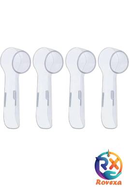 Şarjlı Ve Pilli Diş Fırçaları Için 4 Adet Koruyucu Kapak Uyumlu