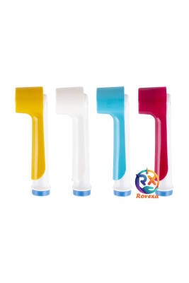 Şarjlı Ve Pilli Diş Fırçaları Için Uyumlu Renkli 4 Adet Kapak S-o-t-p