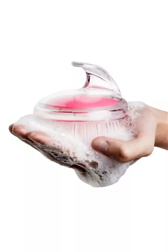 Silikon Yumuşak Duş Saç Fırçası - 1