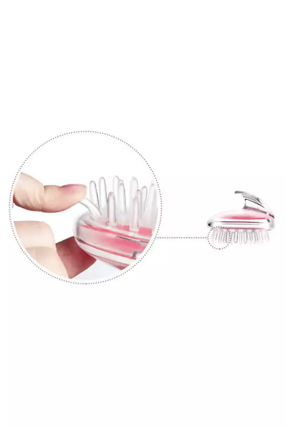 Silikon Yumuşak Duş Saç Fırçası - 2